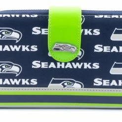 Loungefly In Stock Loungefly NFL Seattle Seahawks Logo AOP Bifold Wallet