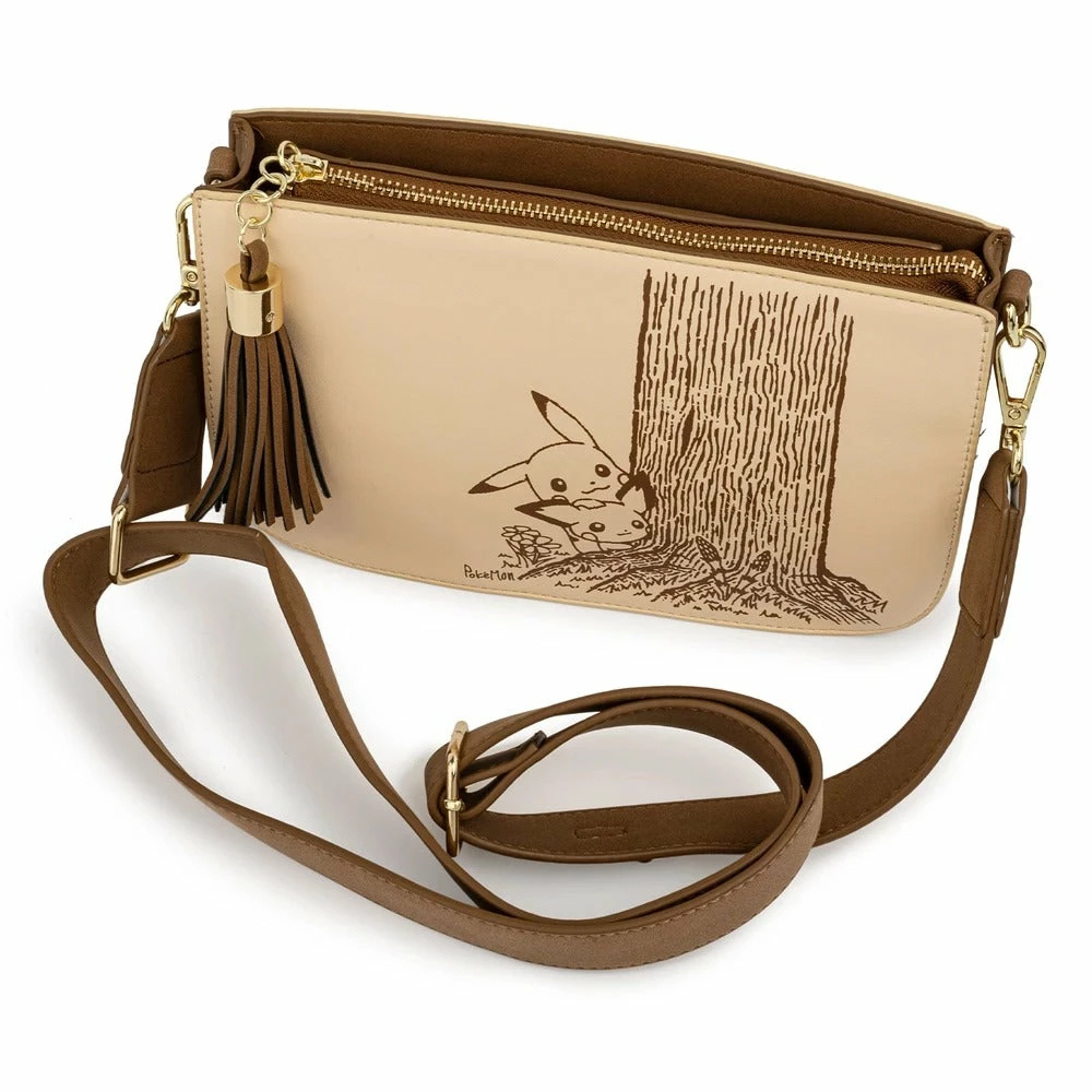 Loungefly Pokemon Sepia Pikachu Crossbody 2 Loungefly Pokemon Sepia Pikachu Crossbody