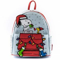 Loungefly In Stock Loungefly Peanuts Gift Giving Snoopy And Woodstock Mini Backpack
