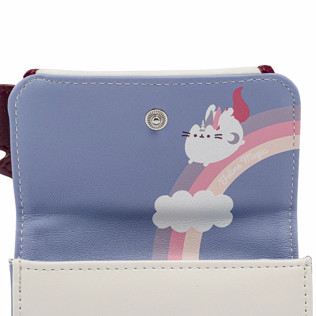 Loungefly Pusheen Unicorn Plush Flap Zip Wallet 4 Loungefly Pusheen Unicorn Plush Flap Zip Wallet