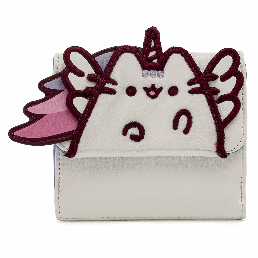 Loungefly Pusheen Unicorn Plush Flap Zip Wallet 1 Loungefly Pusheen Unicorn Plush Flap Zip Wallet