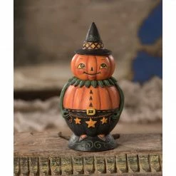 Bethany Lowe Johanna Parker Pumpkin Pete Spooks Jar