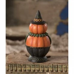 Bethany Lowe Johanna Parker Pumpkin Pete Spooks Jar