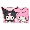 Loungefly Sanrio My Melody & Kuromi Flap Wallet Loungefly In Stock