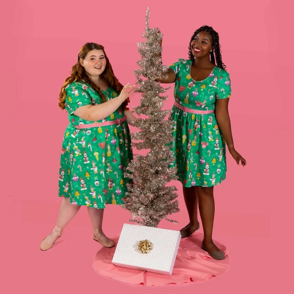 Disney Loungefly Stitch Shoppe Holiday "Laci" Dress 1 Disney Loungefly Stitch Shoppe Holiday "Laci" Dress