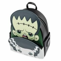 Loungefly Universal Monsters Frankie And Bride Cosplay Mini Backpack