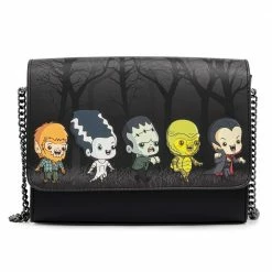 Loungefly In Stock Loungefly Universal Monsters Chibi Line Chain Strap Crossbody