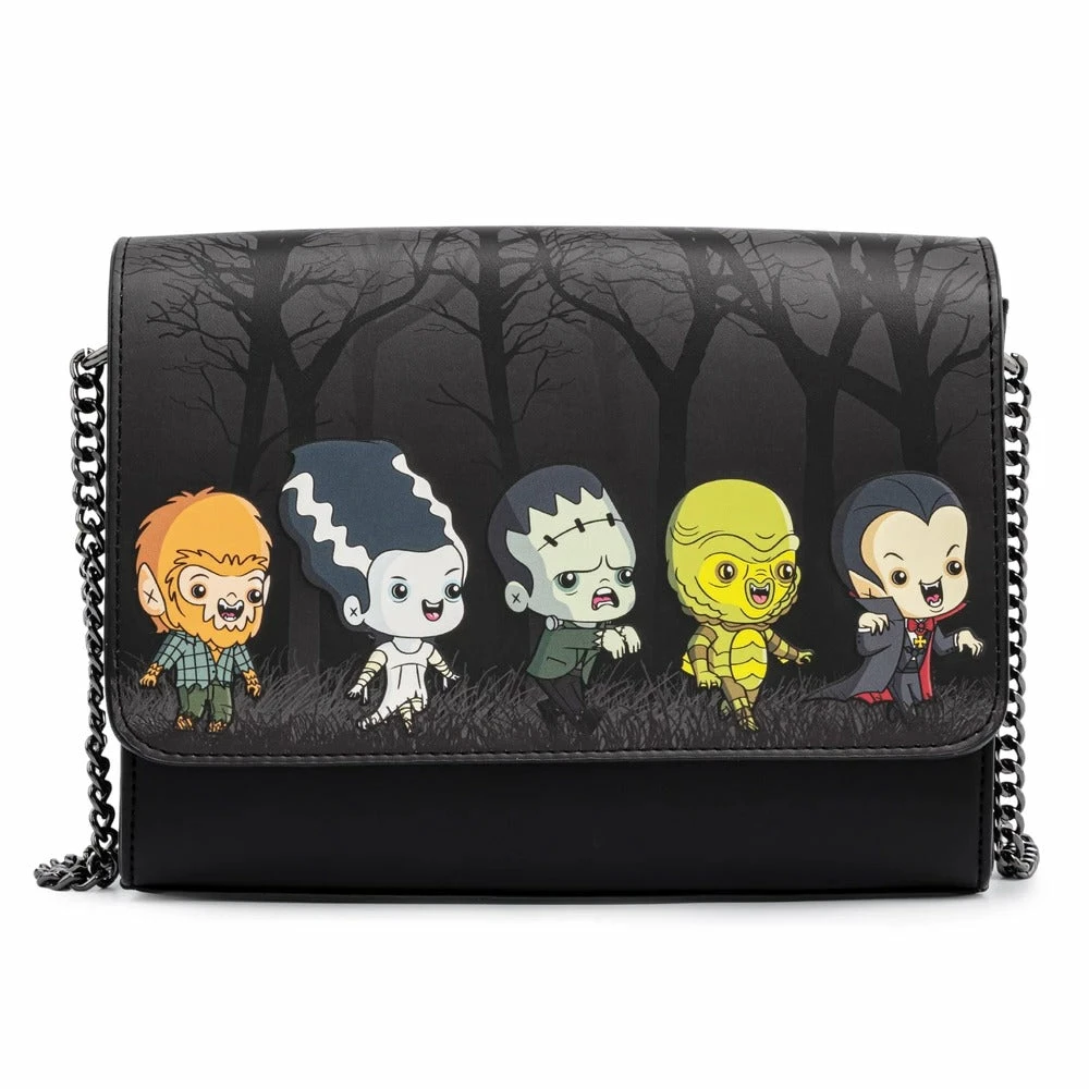 Loungefly In Stock Loungefly Universal Monsters Chibi Line Chain Strap Crossbody 1 Loungefly In Stock Loungefly Universal Monsters Chibi Line Chain Strap Crossbody