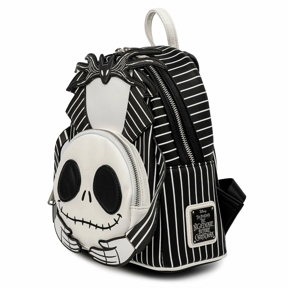 Loungefly In Stock Loungefly Disney NBC Headless Jack Skellington Mini Backpack 2 Loungefly In Stock Loungefly Disney NBC Headless Jack Skellington Mini Backpack