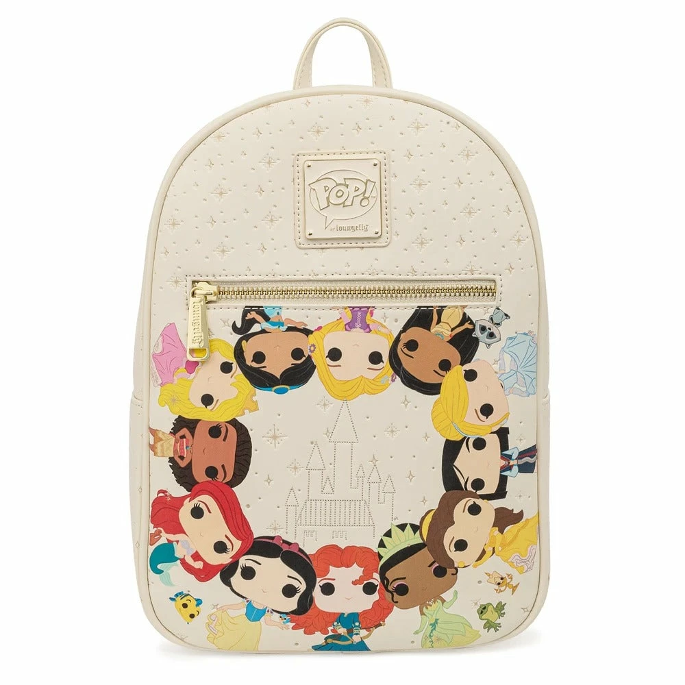 Pop By Loungefly Disney Princess Circles Mini Backpack 1 Pop By Loungefly Disney Princess Circles Mini Backpack