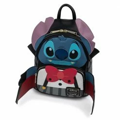 Loungefly In Stock Loungefly Disney Vampire Stitch Bowtie Mini Backpack