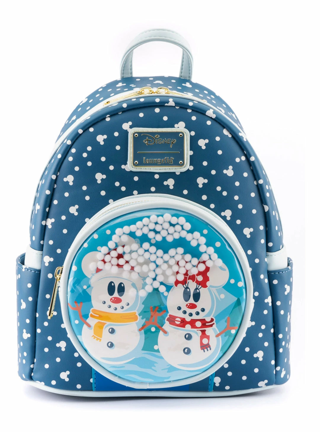 Loungefly Disney Snowman Mickey Minnie Snow Globe Mini Backpack Loungefly In Stock 1 Loungefly Disney Snowman Mickey Minnie Snow Globe Mini Backpack Loungefly In Stock