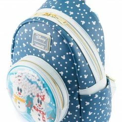 Loungefly Disney Snowman Mickey Minnie Snow Globe Mini Backpack Loungefly In Stock 8 Loungefly Disney Snowman Mickey Minnie Snow Globe Mini Backpack Loungefly In Stock