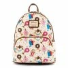 Loungefly Disney Chip And Dale Snackies AOP Mini Backpack
