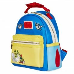 Loungefly Disney Snow White Cosplay Bow Handle Mini Backpack Loungefly In Stock