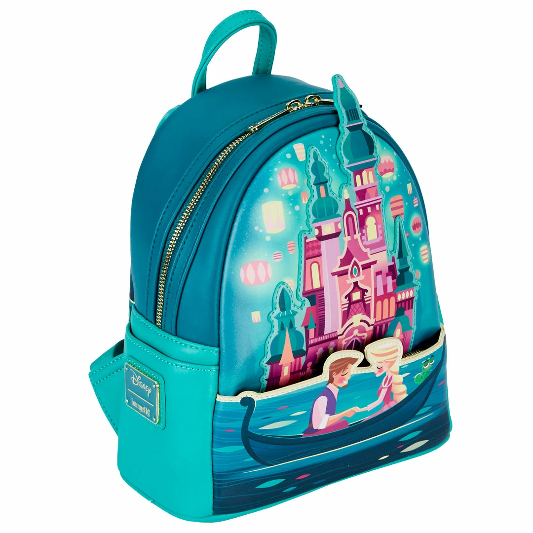 Loungefly In Stock Loungefly Disney Tangled Princess Castle Mini Backpack 8 Loungefly In Stock Loungefly Disney Tangled Princess Castle Mini Backpack