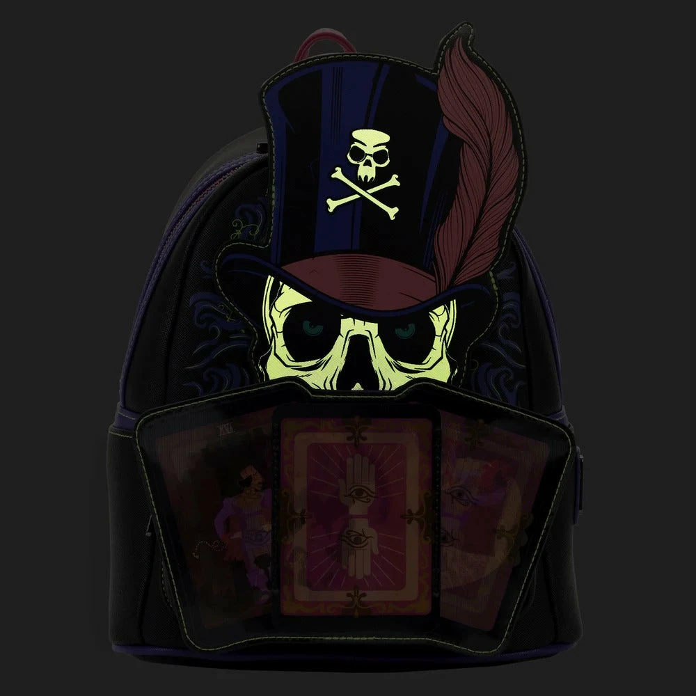 Loungefly Disney Villains Princess And The Frog Dr. Facilier Glow And Lenticular Mini Backpack 3 Loungefly Disney Villains Princess And The Frog Dr. Facilier Glow And Lenticular Mini Backpack