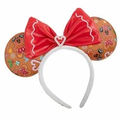 Loungefly Disney Gingerbread AOP Mini Backpack Headband Set Loungefly In Stock