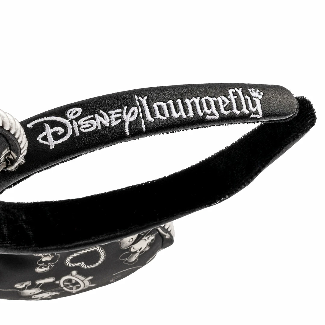 Loungefly Disney Steamboat Willie Applique Hat Rope Piping Ears Headband Loungefly In Stock 3 Loungefly Disney Steamboat Willie Applique Hat Rope Piping Ears Headband Loungefly In Stock