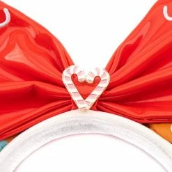 Loungefly In Stock Loungefly Disney Gingerbread AOP Patent Bow Heart Headband