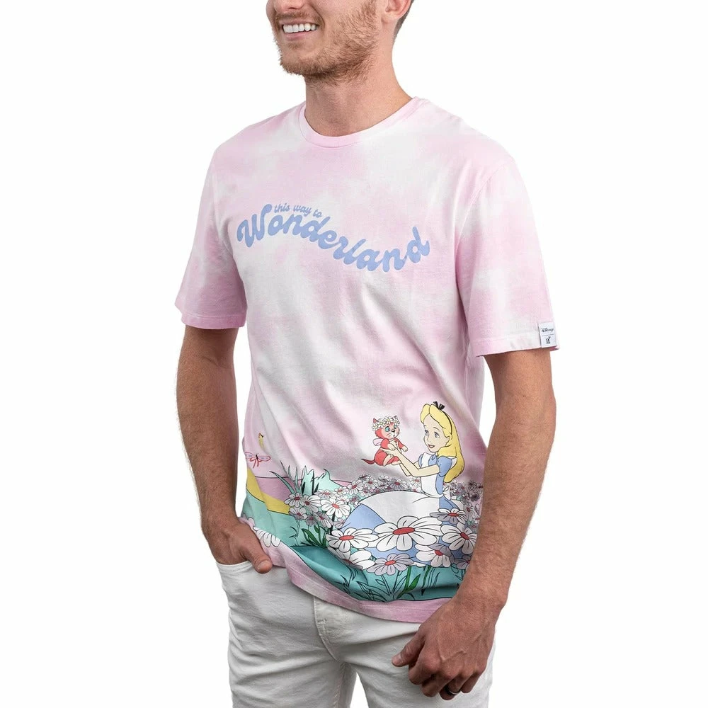 Loungefly Disney Alice In Wonderland Daisy Fields Print Tee 4 Loungefly Disney Alice In Wonderland Daisy Fields Print Tee