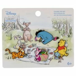 Loungefly In Stock Loungefly Disney Winnie The Pooh Picnic Scene 4pc Pin Set