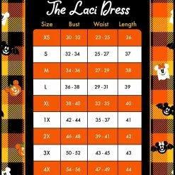 Loungefly Stitch Shoppe Minnie Mickey Spooky Gingham "Laci" Dress 19 Loungefly Stitch Shoppe Minnie Mickey Spooky Gingham