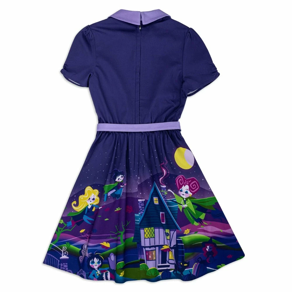 Loungefly Stitch Shoppe Disney Hocus Pocus "Gemma" Dress 2 Loungefly Stitch Shoppe Disney Hocus Pocus "Gemma" Dress