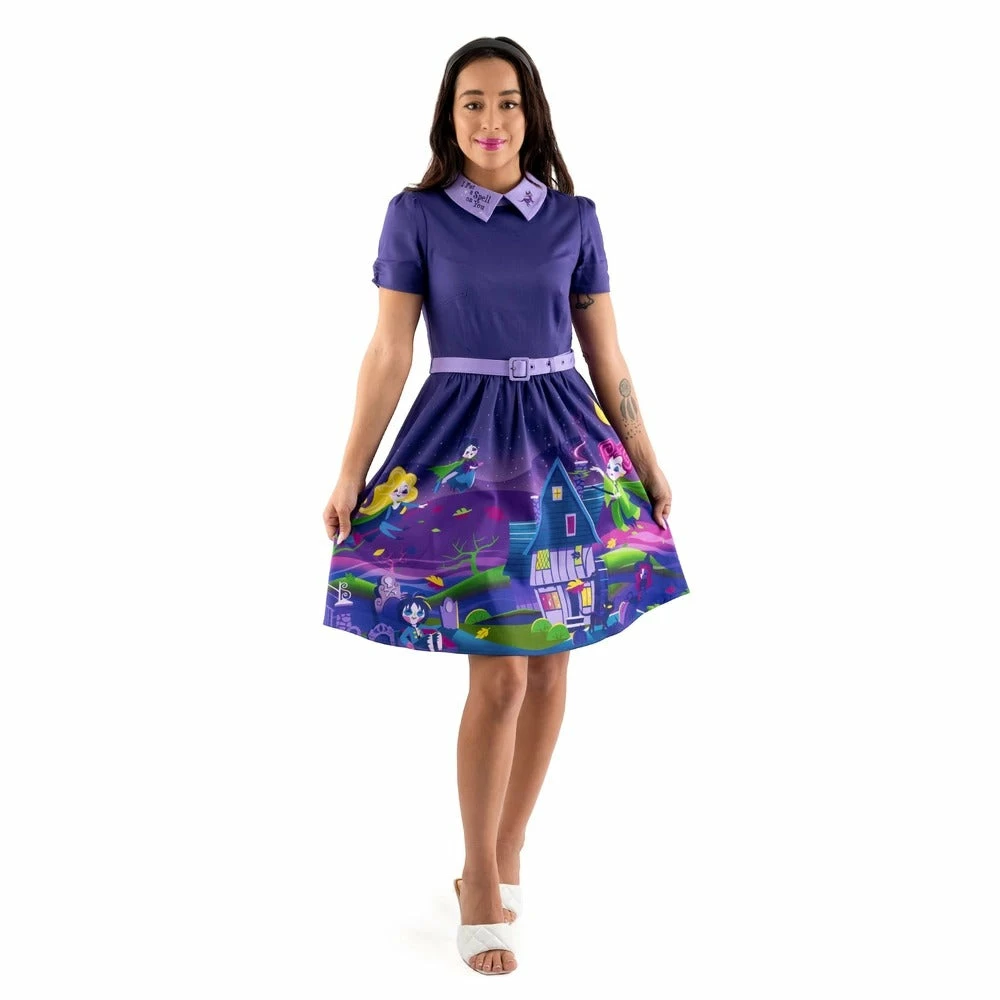 Loungefly Stitch Shoppe Disney Hocus Pocus "Gemma" Dress 4 Loungefly Stitch Shoppe Disney Hocus Pocus "Gemma" Dress