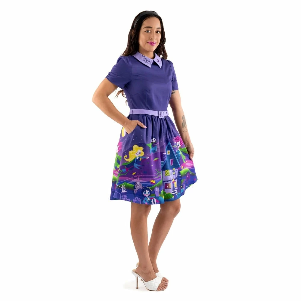 Loungefly Stitch Shoppe Disney Hocus Pocus "Gemma" Dress 5 Loungefly Stitch Shoppe Disney Hocus Pocus "Gemma" Dress