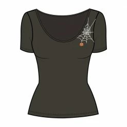 Loungefly Stitch Shoppe Mickey Mouse Spider Web Kelly Fashion Top Disney