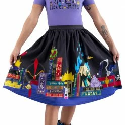 Loungefly Stitch Shoppe Disney Villains Books And Icons "Sandy" Skirt