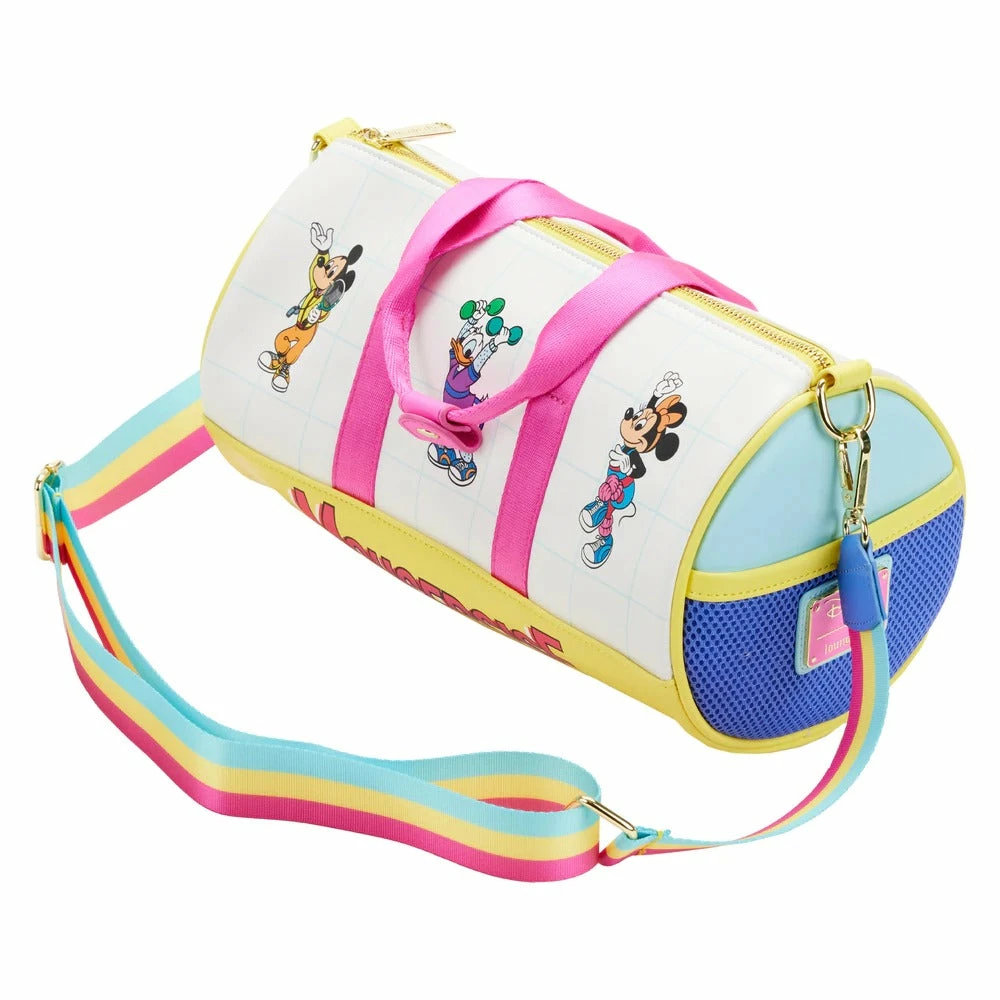 Loungefly Disney Mousercise Duffle Bag 2 Loungefly Disney Mousercise Duffle Bag