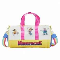 Loungefly Disney Mousercise Duffle Bag 7 Loungefly Disney Mousercise Duffle Bag