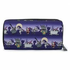 Loungefly Disney NBC Halloween Line Ziparound Wallet Loungefly In Stock