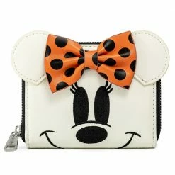 Loungefly Disney Ghost Minnie Glow-in-the-Dark Ziparound Wallet Loungefly In Stock