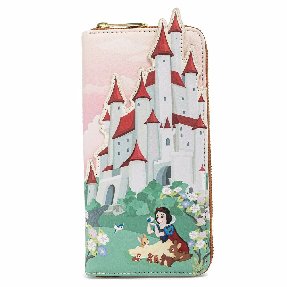 Loungefly Disney Snow White Castle Scene Ziparound Wallet 1 Loungefly Disney Snow White Castle Scene Ziparound Wallet