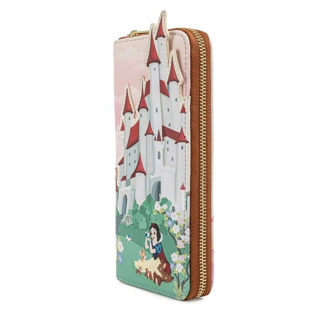 Loungefly Disney Snow White Castle Scene Ziparound Wallet 2 Loungefly Disney Snow White Castle Scene Ziparound Wallet