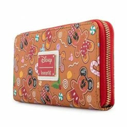Loungefly Disney Gingerbread AOP Ziparound Wallet Loungefly In Stock