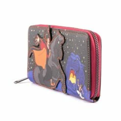 Loungefly Disney Villains Aladdin Jafar Scene Ziparound Wallet Loungefly In Stock