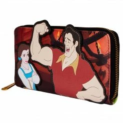 Loungefly In Stock Loungefly Disney Villains Scene Gaston Ziparound Wallet