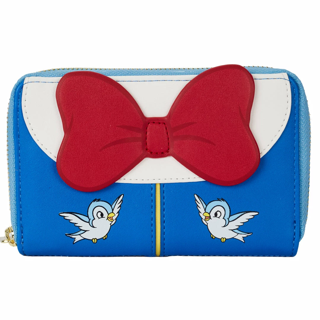 Loungefly Disney Snow White Cosplay Bow Ziparound Wallet 1 Loungefly Disney Snow White Cosplay Bow Ziparound Wallet