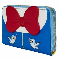 Loungefly Disney Snow White Cosplay Bow Ziparound Wallet 7 Loungefly Disney Snow White Cosplay Bow Ziparound Wallet