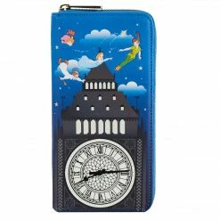 Loungefly Disney Peter Pan Glow Clock Wallet Loungefly In Stock
