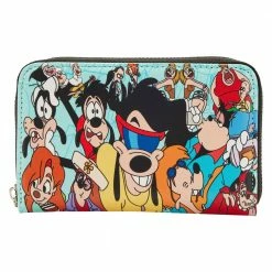 Loungefly Disney Goofy Movie Collage Ziparound Wallet