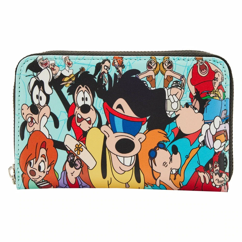 Loungefly Disney Goofy Movie Collage Ziparound Wallet 1 Loungefly Disney Goofy Movie Collage Ziparound Wallet