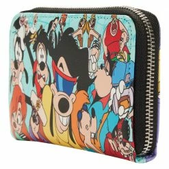 Loungefly Disney Goofy Movie Collage Ziparound Wallet