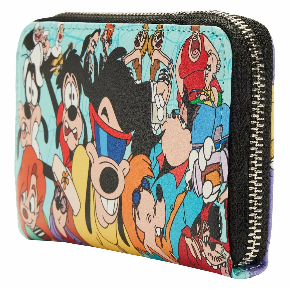 Loungefly Disney Goofy Movie Collage Ziparound Wallet 2 Loungefly Disney Goofy Movie Collage Ziparound Wallet