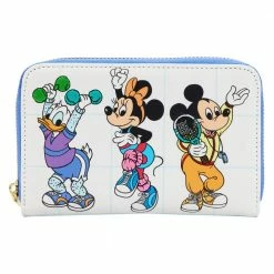 Loungefly Disney Mousercise Ziparound Wallet