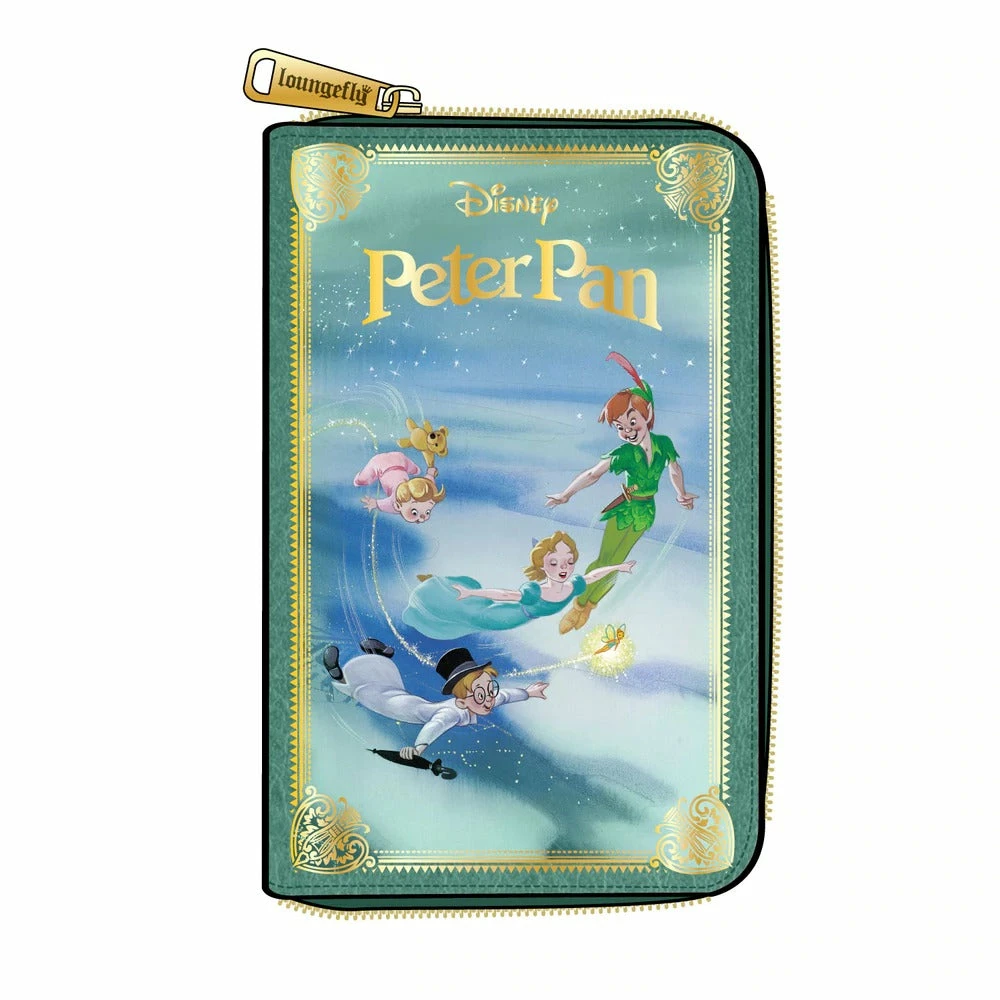 Loungefly Disney Peter Pan Book Series Ziparound Wallet 1 Loungefly Disney Peter Pan Book Series Ziparound Wallet